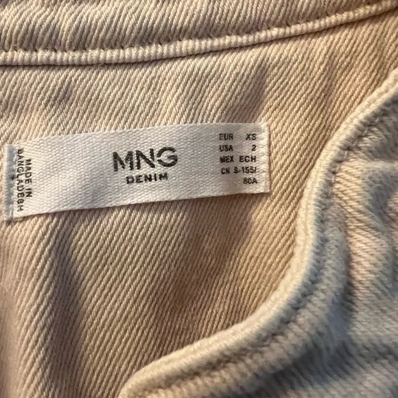 Mango denim shirt jacket denim - Picture 4 of 4